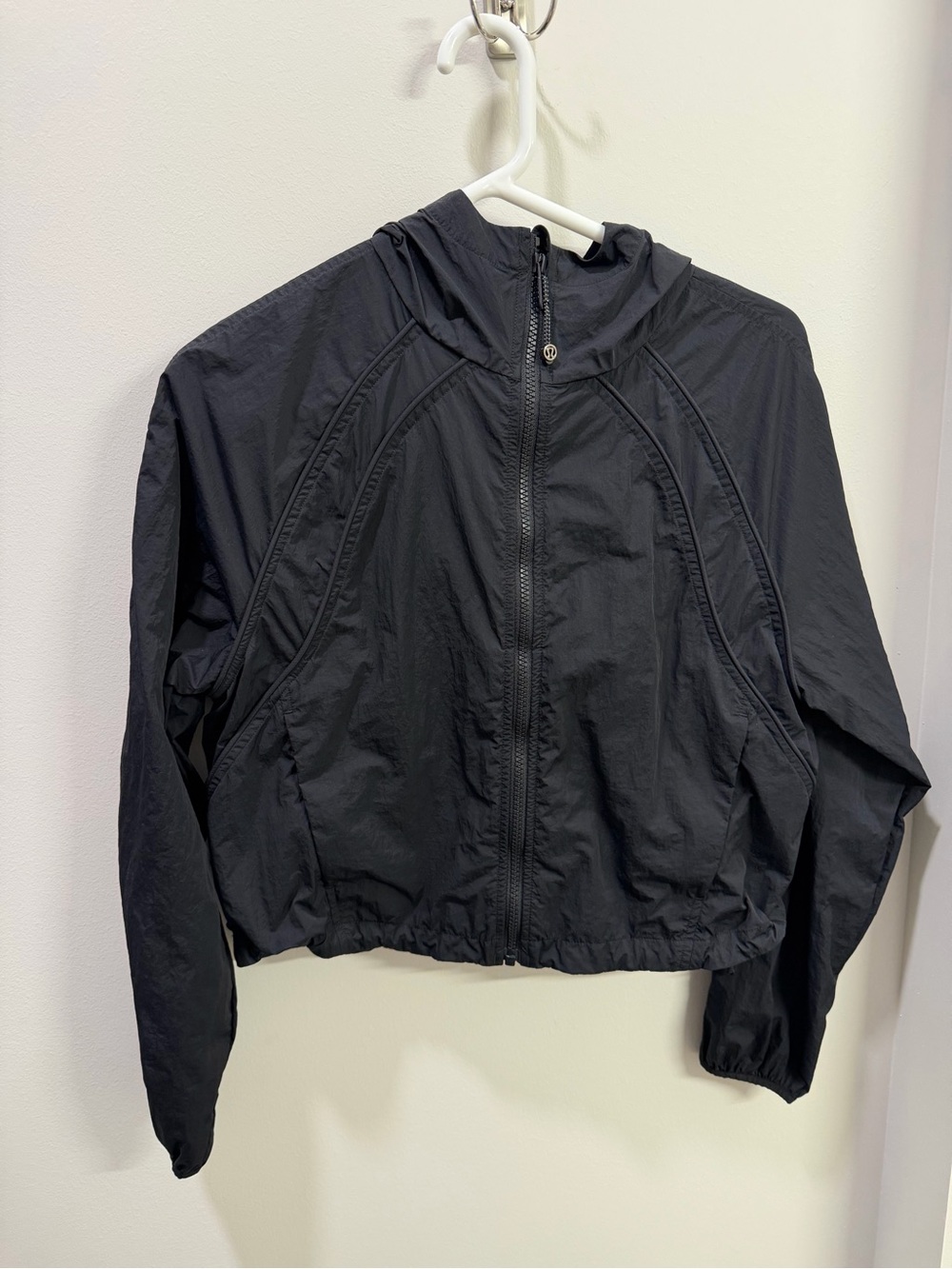 lululemon athletica Black scuba Zip-Up  Jacket